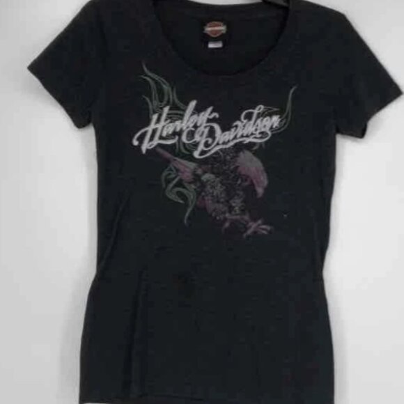 Vintage 2000s Harley Davidson Graphic Tee - Picture 1 of 5